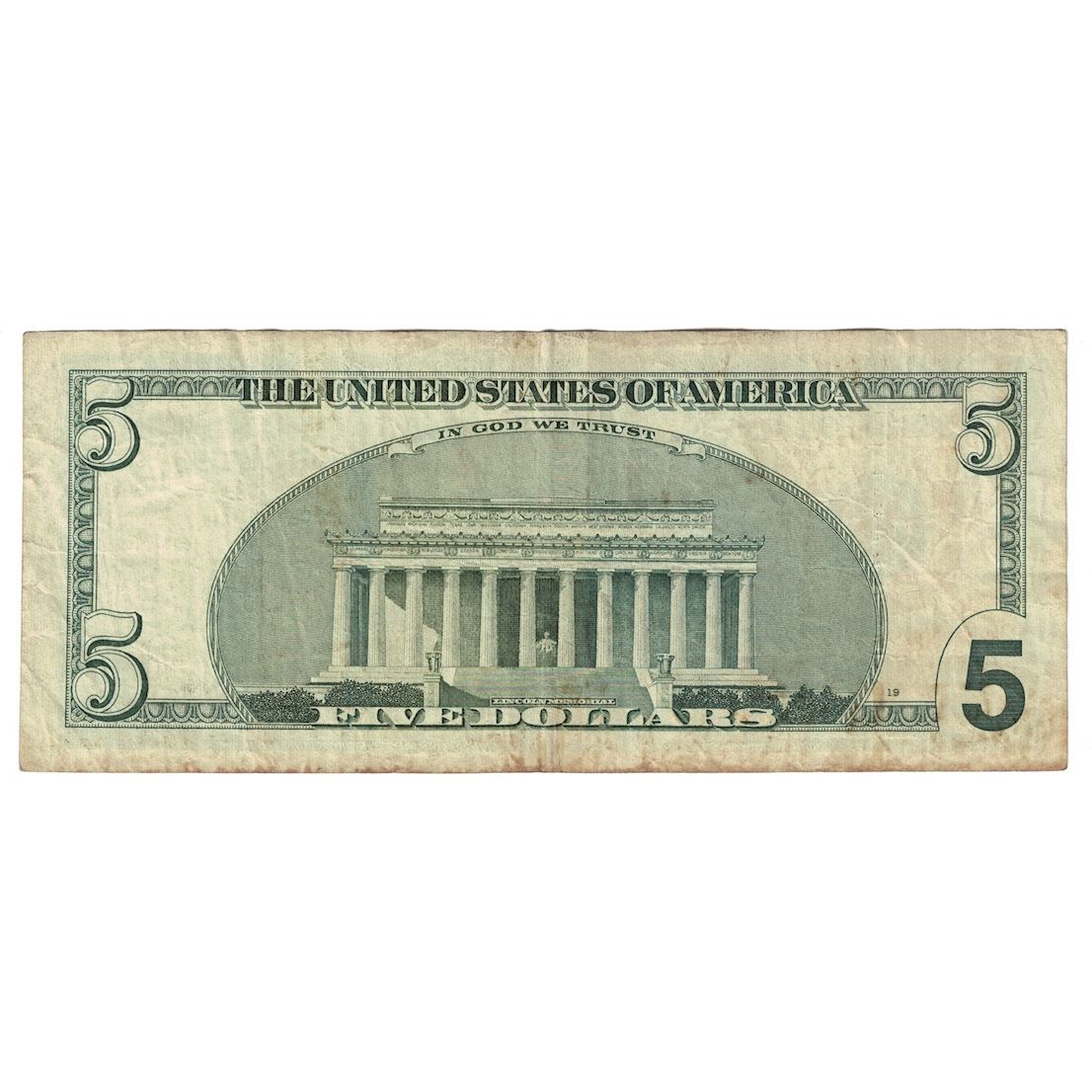 Billete, Five Dollars, 2003, Estados Unidos, New-York, KM:4689, BC+