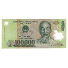 Banknote, Vietnam, 100,000 D<ox>ng, 2008, KM:122e, AU(55-58)