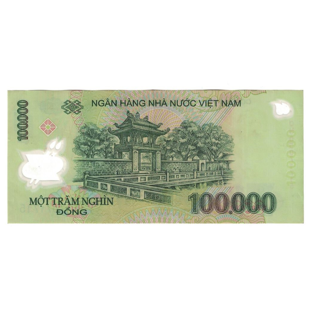 Banknote, Vietnam, 100,000 D<ox>ng, 2008, KM:122e, AU(55-58)