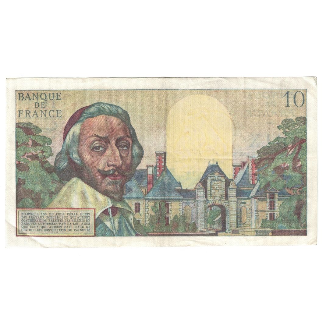 Francia, 10 Nouveaux Francs, Richelieu, 1961, 1961-01-05, EBC, Fayette:57.13