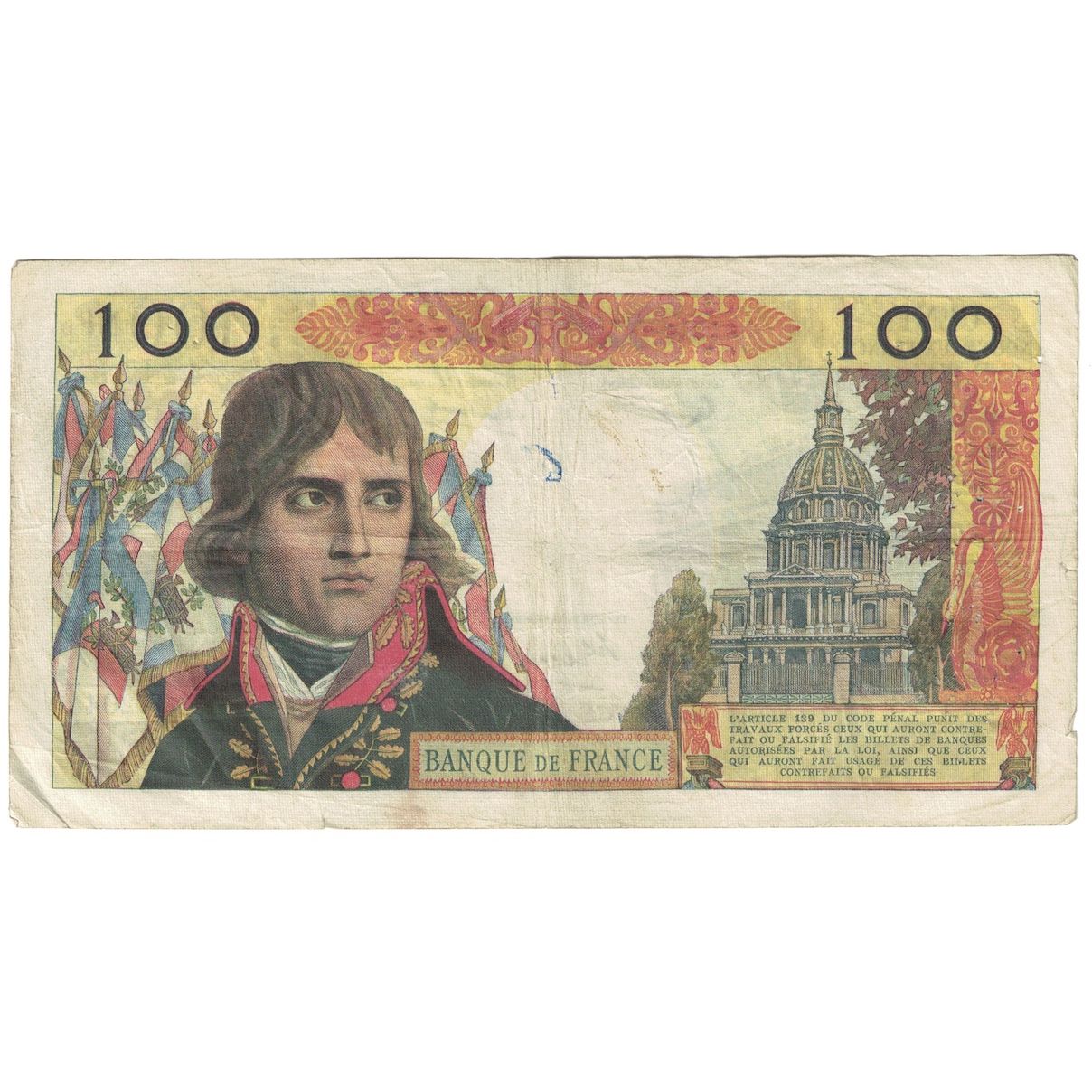 Francia, 100 Nouveaux Francs, Bonaparte, 1962, 1962-12-06, MB, Fayette:59.18