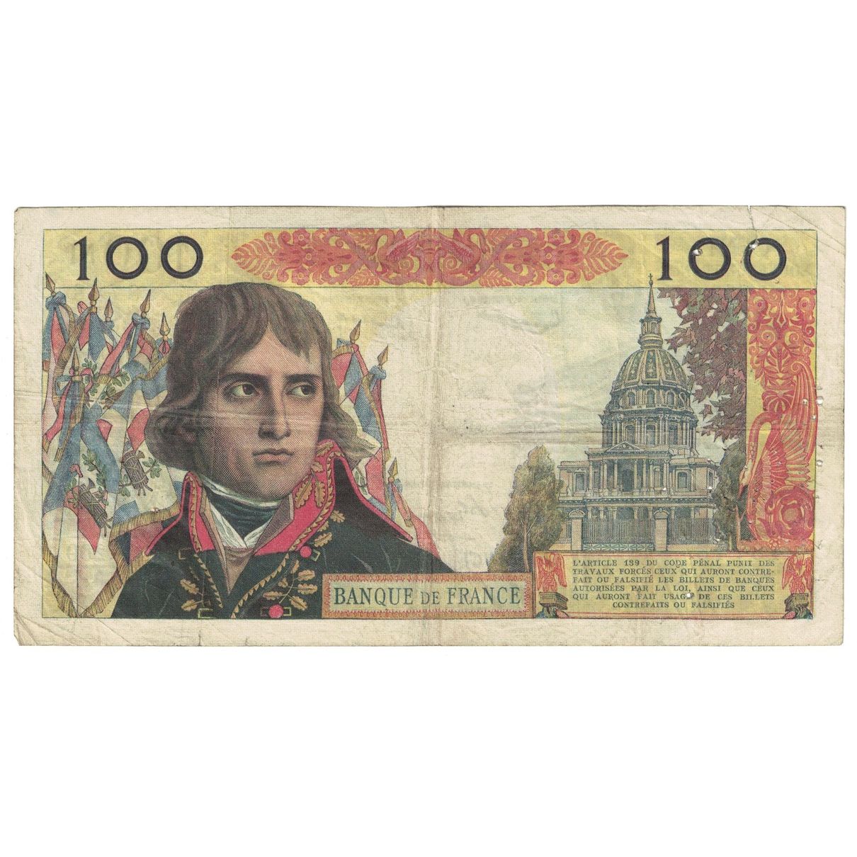 Frankreich, 100 Nouveaux Francs, Bonaparte, 1962, 1962-12-06, S, Fayette:59.18