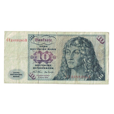 Geldschein, Bundesrepublik Deutschland, 10 Deutsche Mark, 1970, 1970-01-02