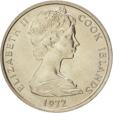 Cook Islands, Elizabeth II, 5 Cents, 1972, Franklin Mint, MS(64), Copper-nickel