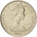Cook Islands, Elizabeth II, 5 Cents, 1972, Franklin Mint, MS(64), Copper-nickel