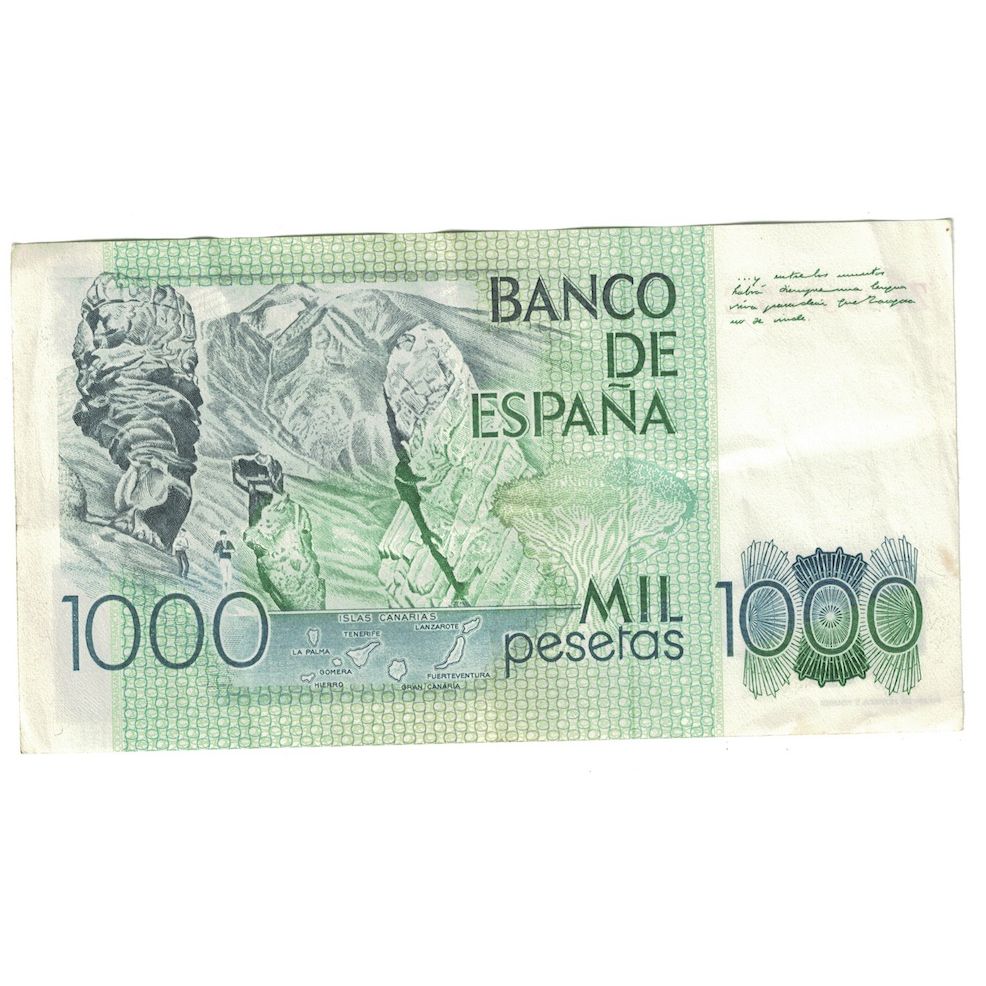 Geldschein, Spanien, 1000 Pesetas, 1979, 1979-10-23, KM:158, SS