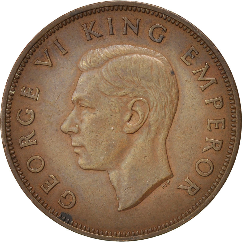 Münze, Neuseeland, George VI, Penny, 1940, SS+, Bronze, KM:13