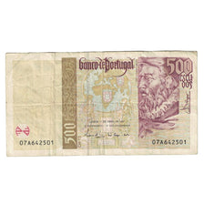 Banconote, Portogallo, 500 Escudos, 1997, 1997-04-17, KM:187a, MB+