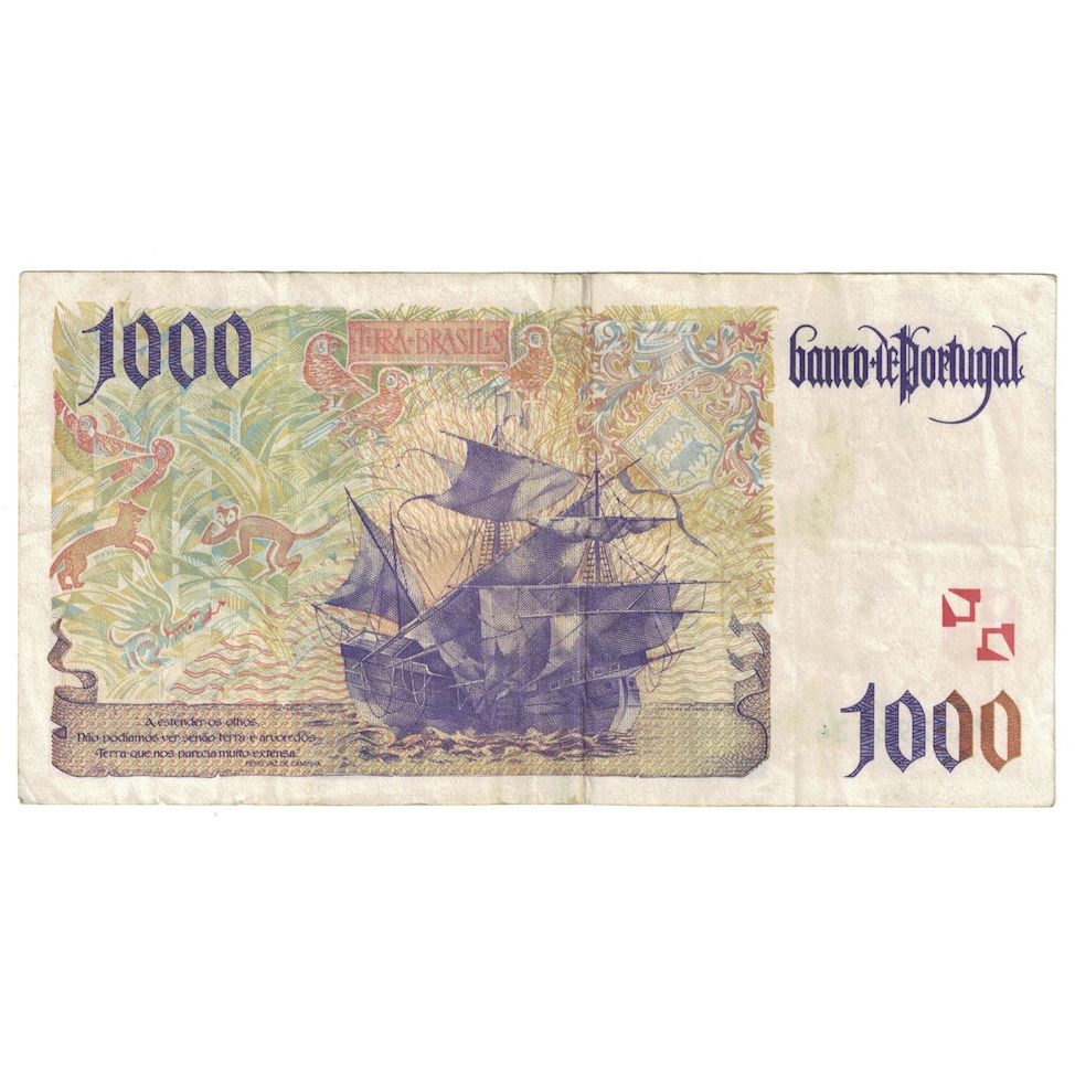 Biljet, Portugal, 1000 Escudos, 1996, 1996-10-31, KM:188b, TB+