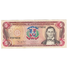 Billet, Dominican Republic, 5 Pesos Oro, 1995, KM:147a, TB+