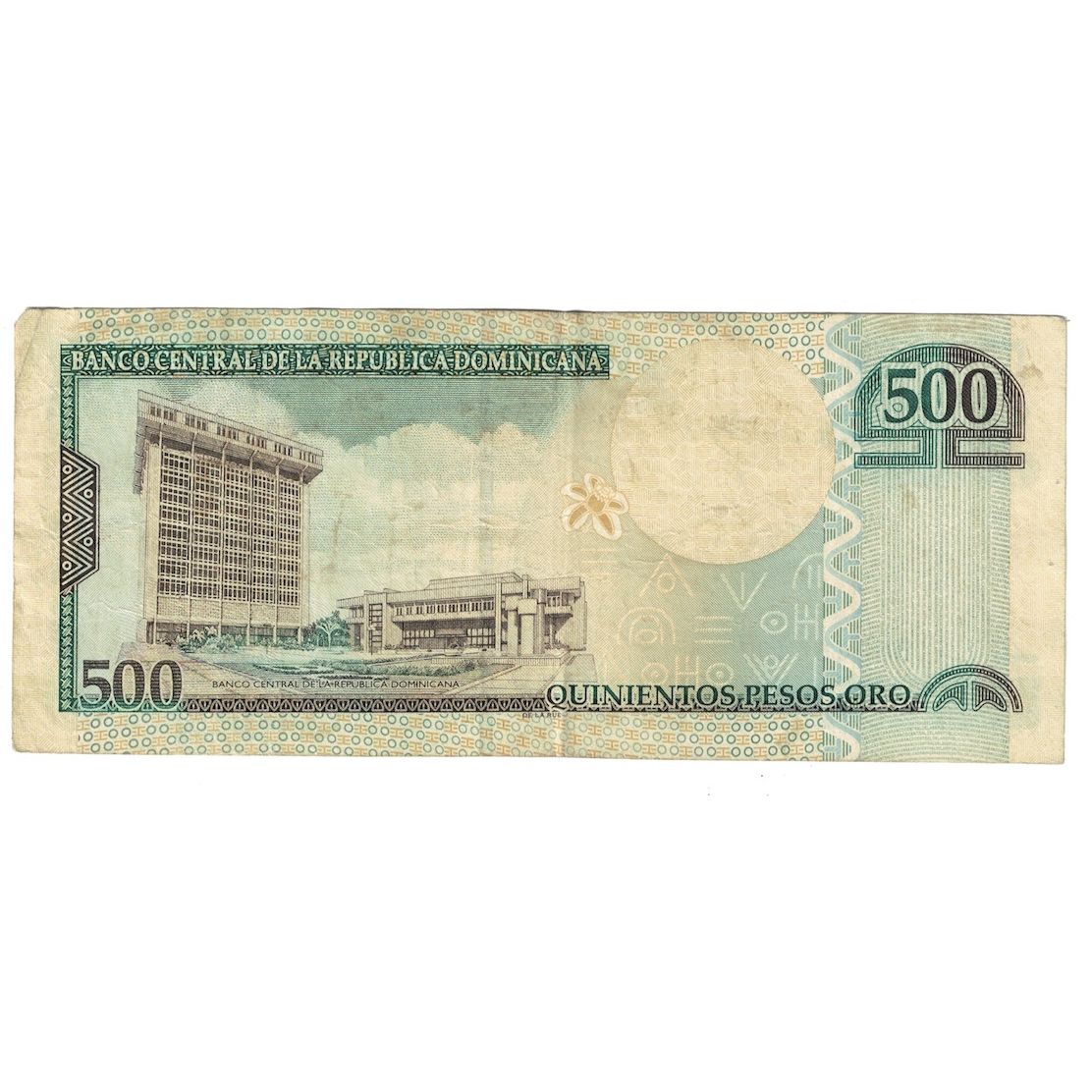 Billete, 500 Pesos Oro, 2003, República Dominicana, KM:172b, BC