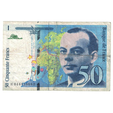 France, 50 Francs, St Exupéry, 1997, TB+, Fayette:73.4, KM:157Ad
