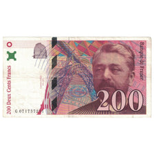 France, 200 Francs, Eiffel, 1999, TTB, Fayette:75.5, KM:159c