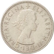 Coin, Great Britain, Elizabeth II, Shilling, 1963, AU(50-53), Copper-nickel