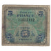 França, 5 Francs, Flag/France, 1944, VG(8-10), Fayette:VF17.1, KM:115a