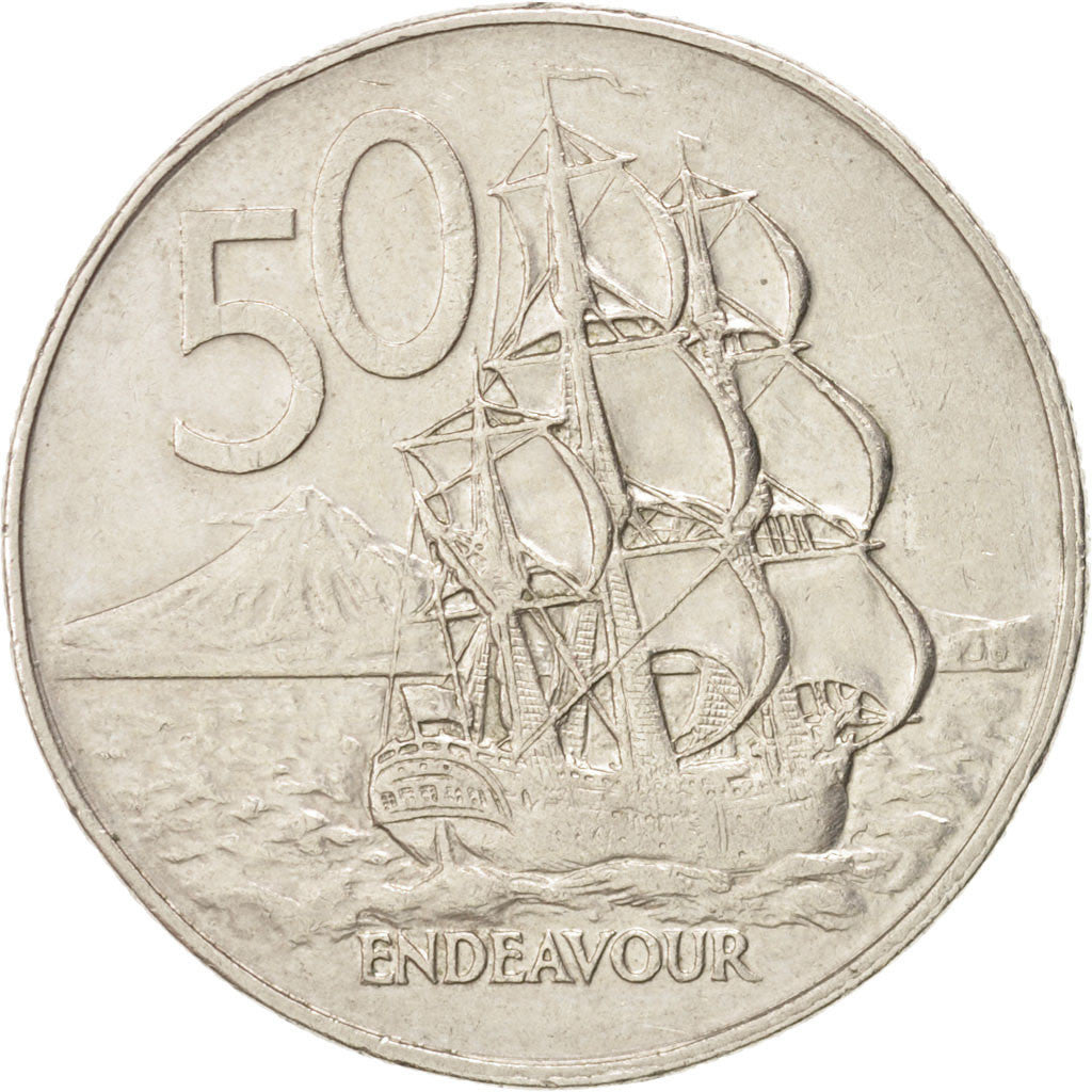 Münze, Neuseeland, Elizabeth II, 50 Cents, 1978, SS+, Copper-nickel, KM:37.1