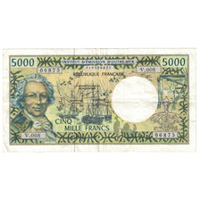 Banknote, French Pacific Territories, 5000 Francs, 2002, KM:3a, EF(40-45)