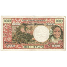 Banknote, New Hebrides, 1000 Francs, 1975, KM:20b, VF(20-25)