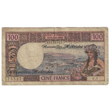 Geldschein, New Hebrides, 100 Francs, 1972, KM:18b, SGE+