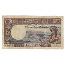 Billete, 100 Francs, 1972, Nuevas Hébridas, KM:18b, RC+