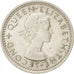 New Zealand, Elizabeth II, 3 Pence, 1961, AU(55-58), Copper-nickel, KM:25.2