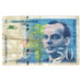 France, 50 Francs, St Exupéry, 1994, J.016, VG(8-10), Fayette:73.1a, KM:157Aa