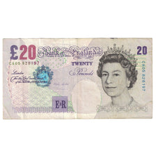 Banconote, Gran Bretagna, 20 Pounds, 1999-2003, KM:390a, BB
