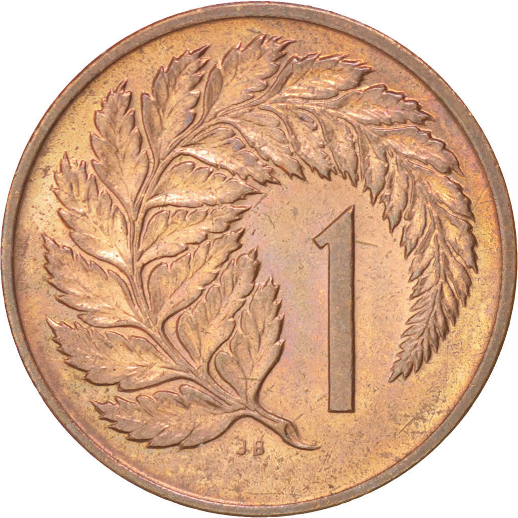 Coin, New Zealand, Elizabeth II, Cent, 1969, AU(55-58), Bronze, KM:31.1