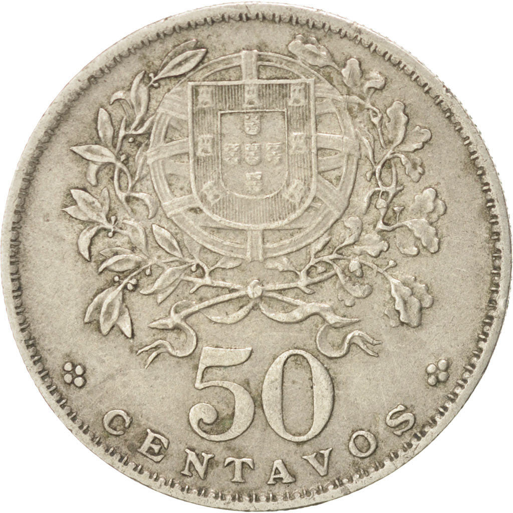 Coin, Portugal, 50 Centavos, 1959, EF(40-45), Copper-nickel, KM:577