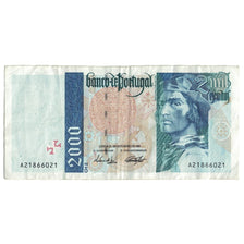 Banknote, Portugal, 2000 Escudos, 1995, 1995-09-21, KM:189a, EF(40-45)