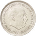 Spain, Caudillo and regent, 50 Pesetas, 1958, AU(50-53), Copper-nickel, KM:788