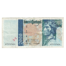 Geldschein, Portugal, 2000 Escudos, 1996, 1996-02-01, KM:189a, S+