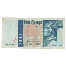 Banconote, Portogallo, 2000 Escudos, 1995, 1995-09-21, KM:189a, MB