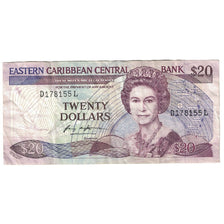 Banconote, Stati dei Caraibi Orientali, 20 Dollars, 1988-93, Undated (1988-93)