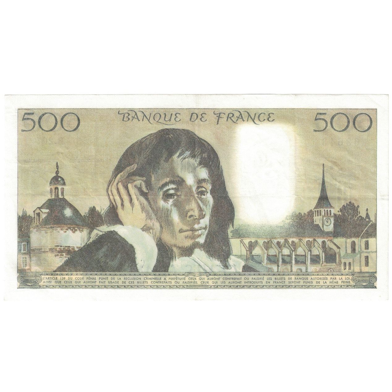 Frankrijk, 500 Francs, Pascal, 1984, B.207, SUP, Fayette:71.31, KM:156e
