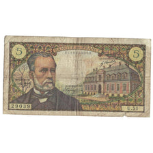 Frankreich, 5 Francs, Pasteur, 1967, U.51, SGE, Fayette:61.05, KM:146b