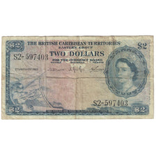Banconote, Territori britannici d'oltremare, 2 Dollars, 1962, 1962-01-02, KM:8c