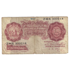Geldschein, Großbritannien, 10 Shillings, 1955-1960, KM:368c, SGE