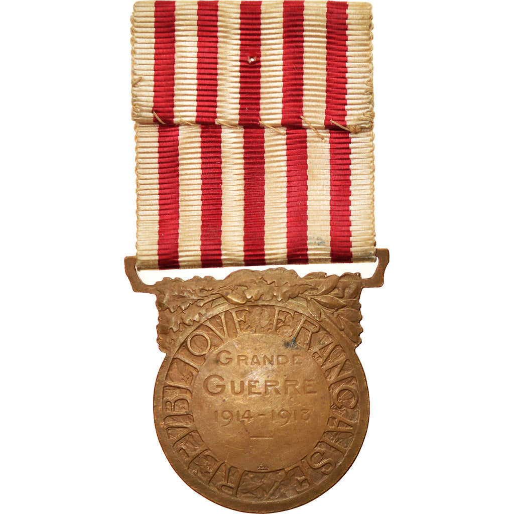 France, Grande Guerre, Médaille, 1914-1918, Excellent Quality, Morlon, Bronze