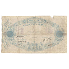 Frankreich, 500 Francs, Bleu et Rose, 1938, Z.2772, SGE, Fayette:31.6, KM:88c