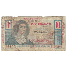Guadalupe, 10 Francs, Colbert, Undated (1947-49), G.10, B, KM:32