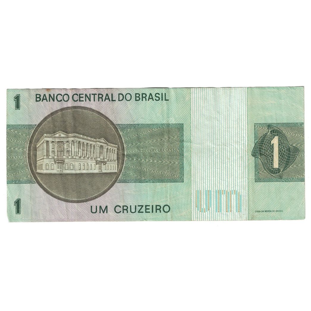 Banknote, Brazil, 1 Cruzeiro, Undated (1972-80), KM:191Aa, VF(30-35)