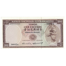 Billet, Timor, 100 Escudos, 1963, 1963-04-25, KM:28a, NEUF