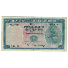 Geldschein, Timor, 50 Escudos, 1967, 1967-10-24, KM:27A, S+
