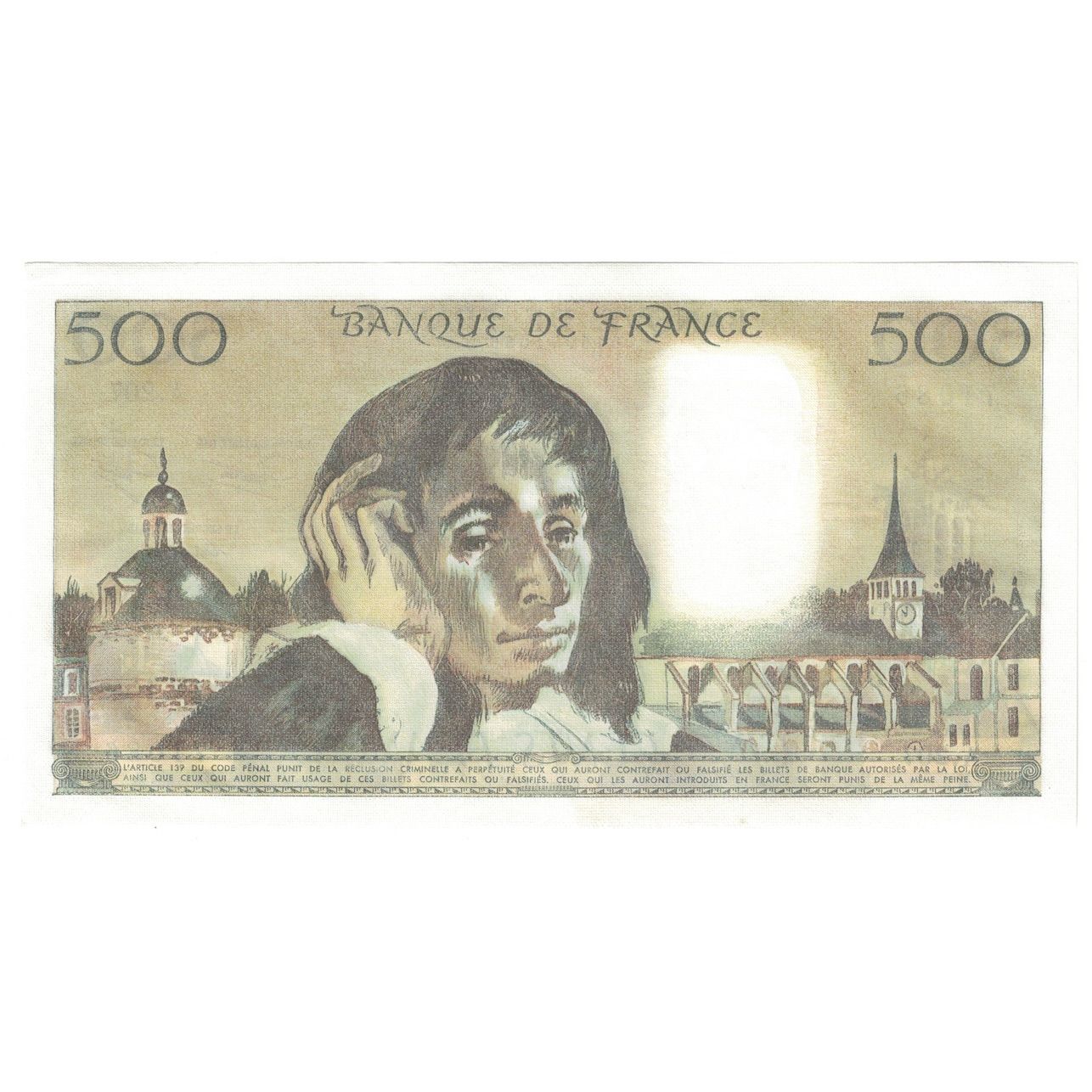 Francia, 500 Francs, Pascal, 1984, A.207, SPL, Fayette:71.31, KM:156e