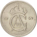 Coin, Sweden, Gustaf VI, 50 Öre, 1969, AU(50-53), Copper-nickel, KM:837