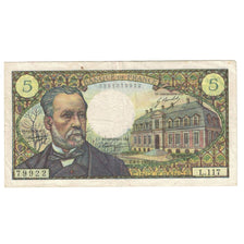 Francia, 5 Francs, Pasteur, 1970, L.117, MB+, Fayette:61.12, KM:146b