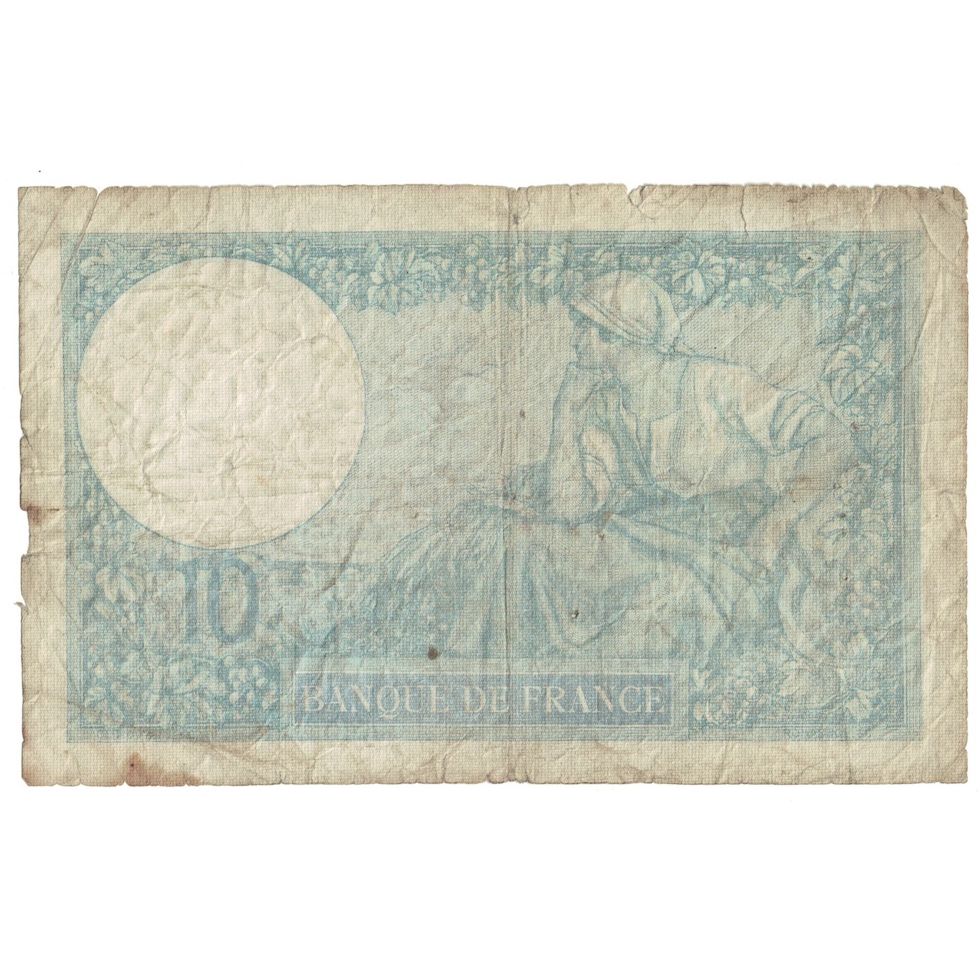 Francia, 10 Francs, Minerve, 1941, N.830, B, Fayette:7.26, KM:84
