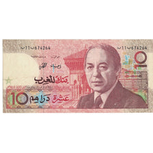 Biljet, Marokko, 10 Dirhams, 1987 (1991), KM:63a, SPL