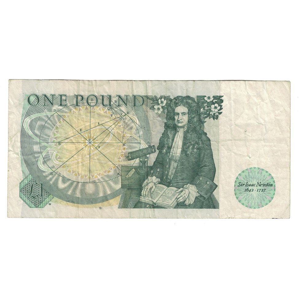Biljet, Groot Bretagne, 1 Pound, Undated (1978-84), KM:377a, TB+